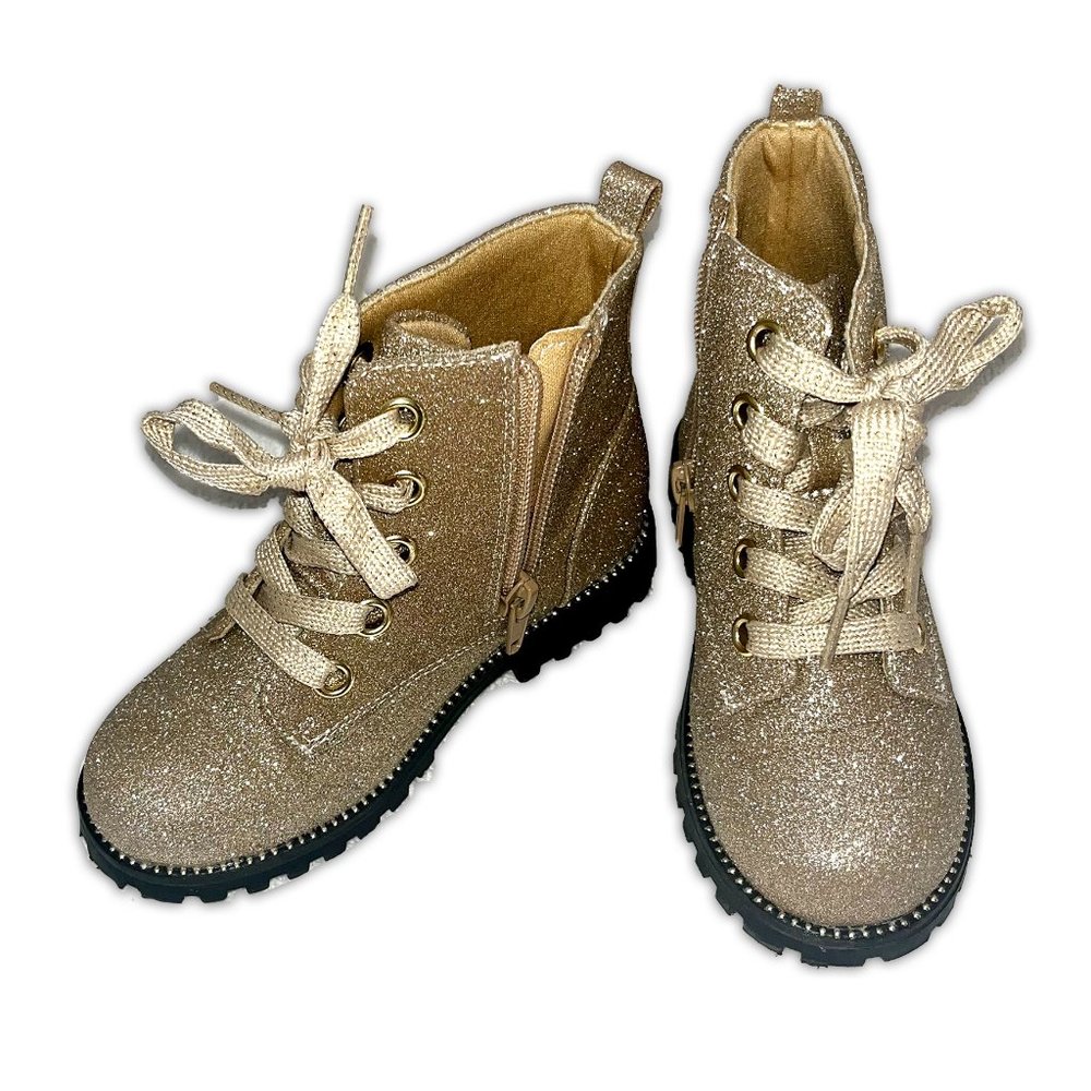 NEW Gold glitter Boots - Maggie & Zoe size 10T